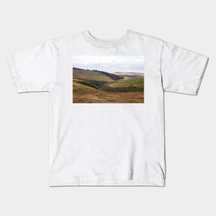 View from the Cat and Fiddle Pass, Peak District Kids T-Shirt